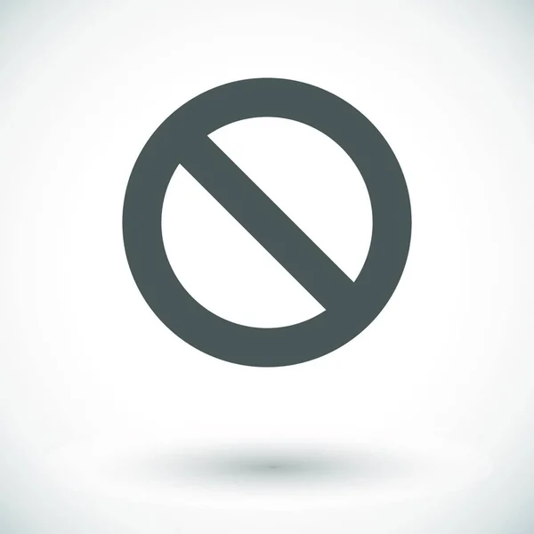 Заборона Знак Векторні Ілюстрації — стоковий вектор