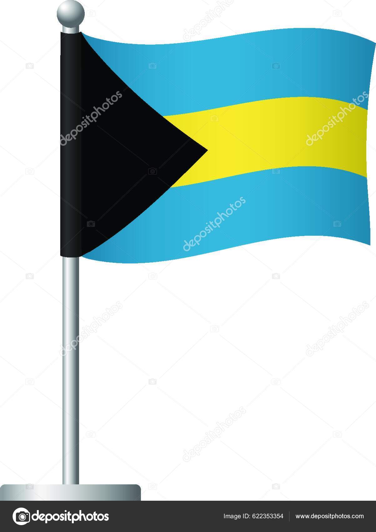 Bandera Bahamas Icono Del Polo Vector De Stock Por ©yay Images 622353354