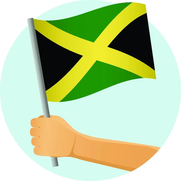 Прапор Ямайки Зображенні Вектора — стоковий вектор