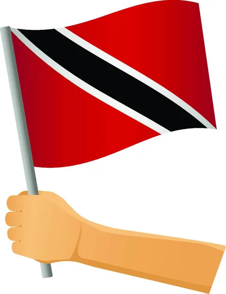Bandeira Trinidad Tobago Ilustração Vetorial Manual — Vetor de Stock