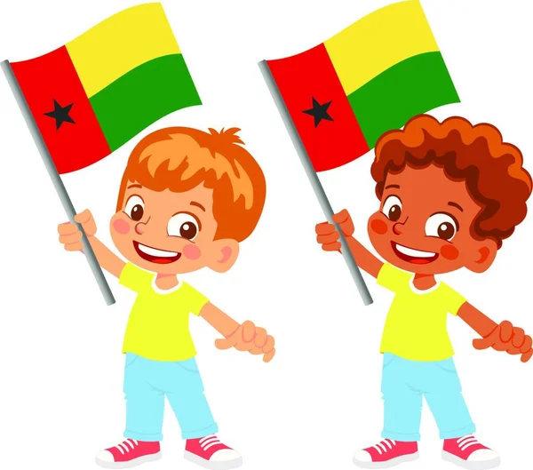 Флаг Гвинеи Бисау Комплекте — стоковый вектор