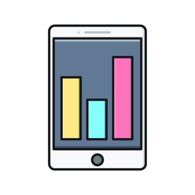 bar web simgesi, vektör illüstrasyonu 