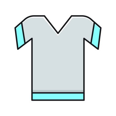 t-shirt simgesi vektör illüstrasyonu