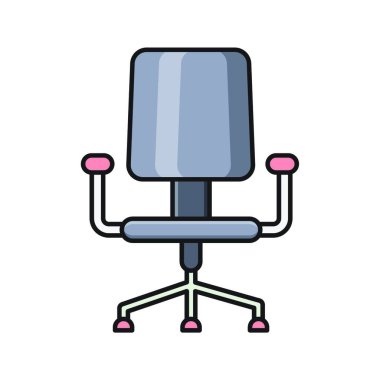 Sandalye web simge vektör çizim