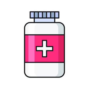 tabletler simgesi, web basit illüstrasyon