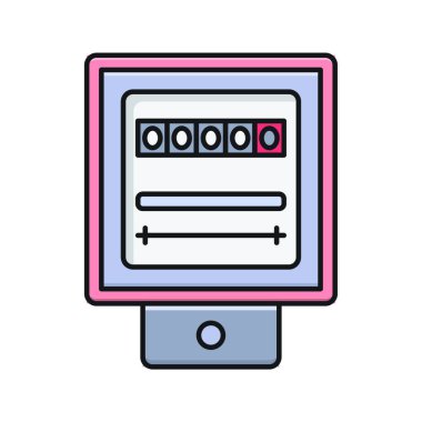 geçerli simge vektör illüstrasyonu