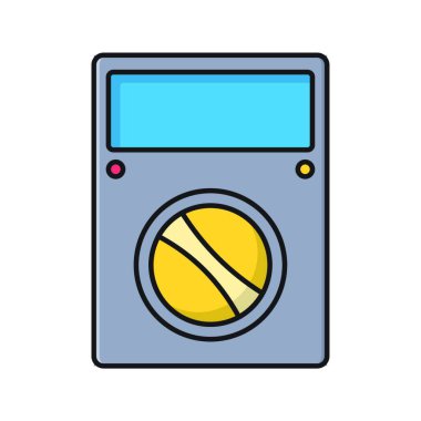 metre simgesi vektör illüstrasyonu