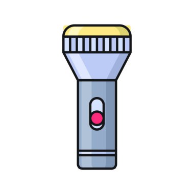 spot ışığı web simgesi vektör illüstrasyonu