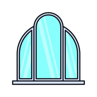 showcase web icon vector illustration