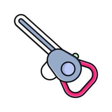 Demir testeresi ikon vektör çizimi