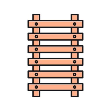 bariyer simgesi vektör illüstrasyonu