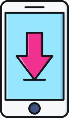 Simge vektör illüstrasyonu indiriliyor