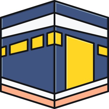 İslami simge işaret vektörü illüstrasyonu