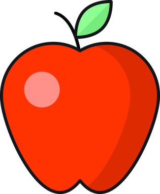 elma ağı ikonu vektör illüstrasyonu