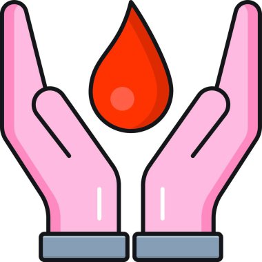 Sağlık hizmeti simgesi vektör illüstrasyonu