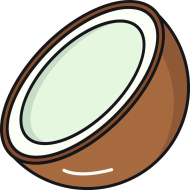 coconut icon   vector illustration