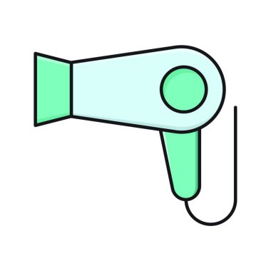 sıcak düz simge, vektör illüstrasyonu