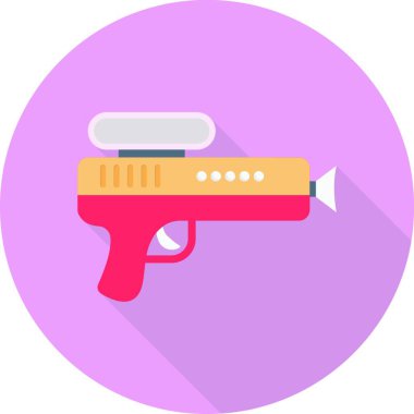 oyuncak silah, basit vektör simgesi