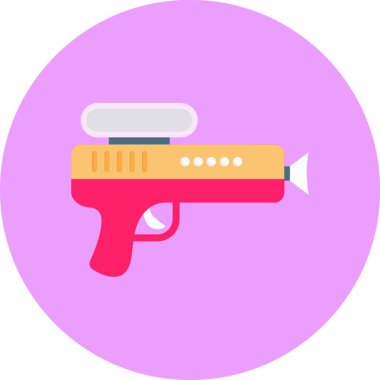 silah ağı ikon vektör illüstrasyonu