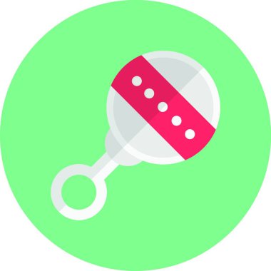 Salla düz simge, vektör illüstrasyonu