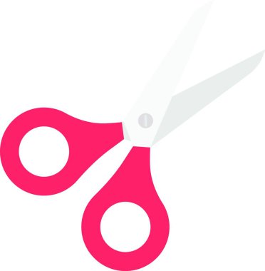 makas web simgesi vektör illüstrasyonu