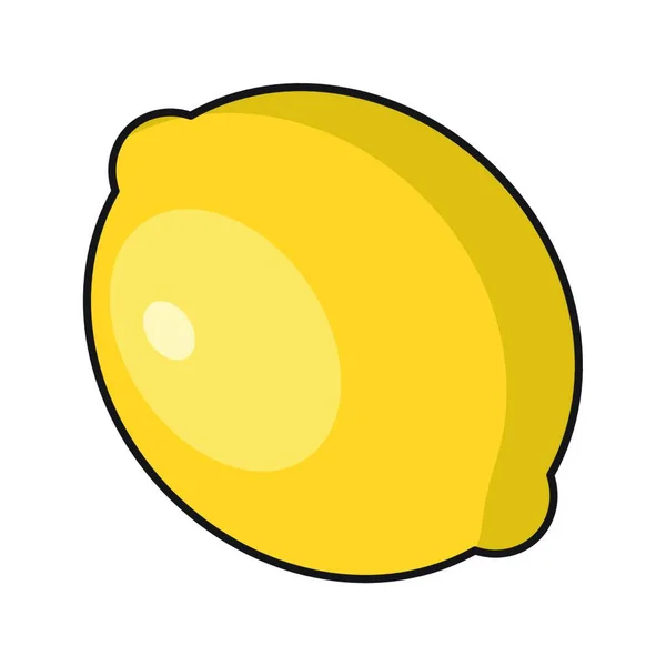 Lemon Icon Vector Illustration Simple Design — Stock vektor