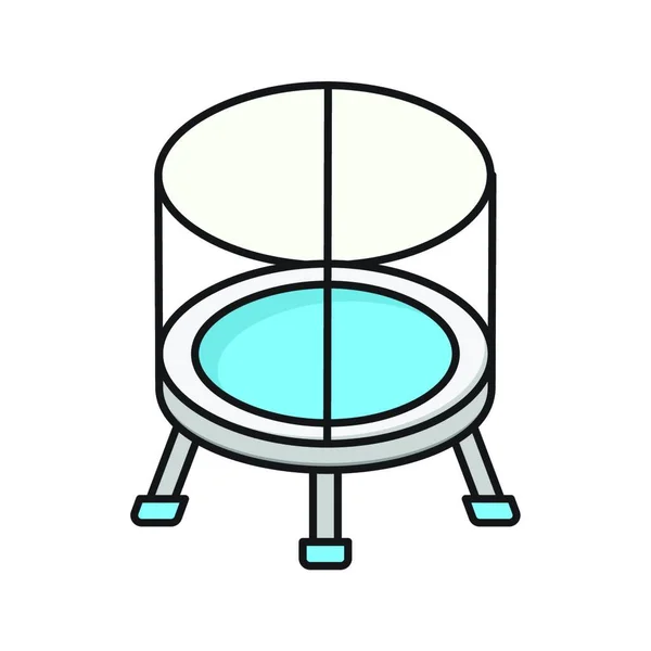 Trampoline Icon Vector Illustration — Wektor stockowy