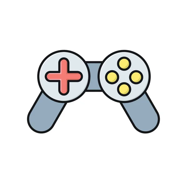 Gamepad Web Icon Vector Illustration — ストックベクタ