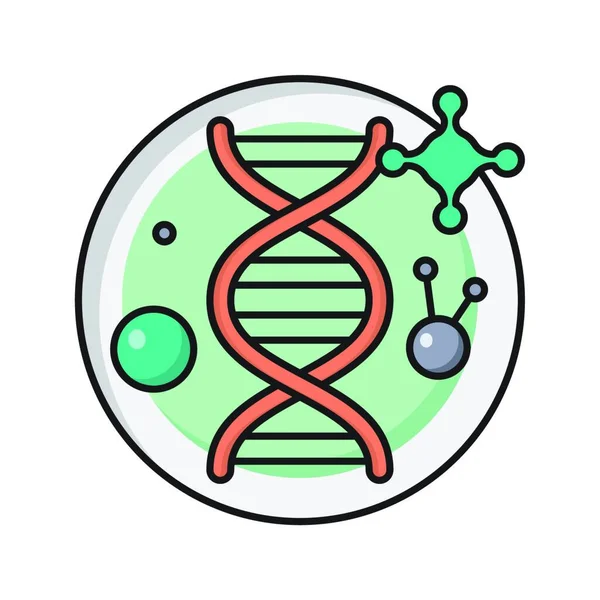 Genetics Icon Vector Illustration — Vetor de Stock