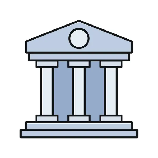 Ikona Budynku Ilustracja Wektora — Wektor stockowy