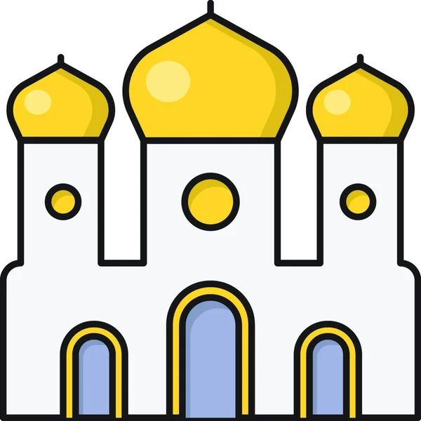 Islámský Náboženský Symbol Vektorové Ilustrace — Stockový vektor