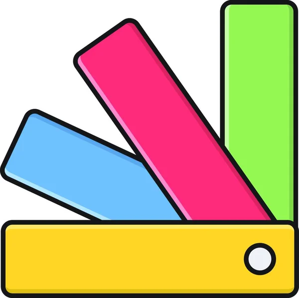 Palette Web Icon Vektor Illustration — Stockvektor