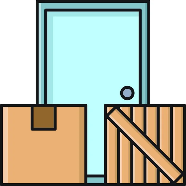 Boxen Symbol Vektor Illustration — Stockvektor