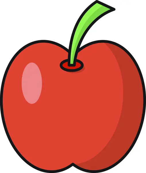 Ikona Strony Owoców Ilustracja Wektora — Wektor stockowy