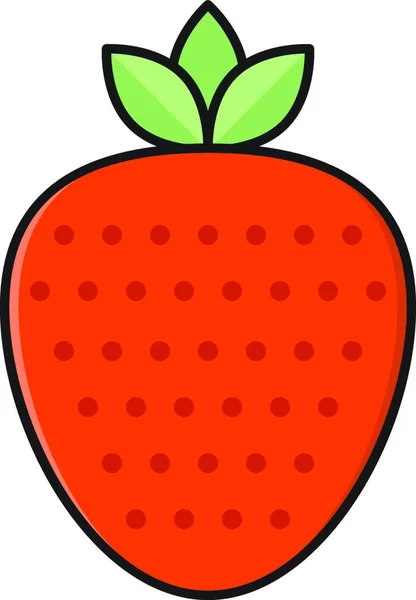 Fruit Web Icon Vector Illustration — Stock Vector