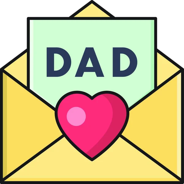 Διάνυσμα Κάρτας Ημέρας Πατέρα — Διανυσματικό Αρχείο
