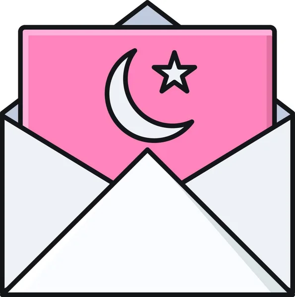 イスラム教のシンボルベクトル図 — ストックベクタ