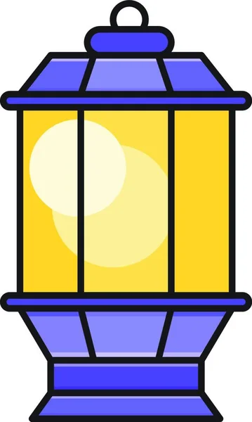 Lampe Web Icône Vectoriel Illustration — Image vectorielle