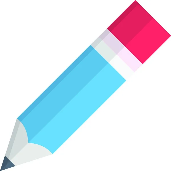 Pen Flat Icon Vector Illustration — Stock Vector