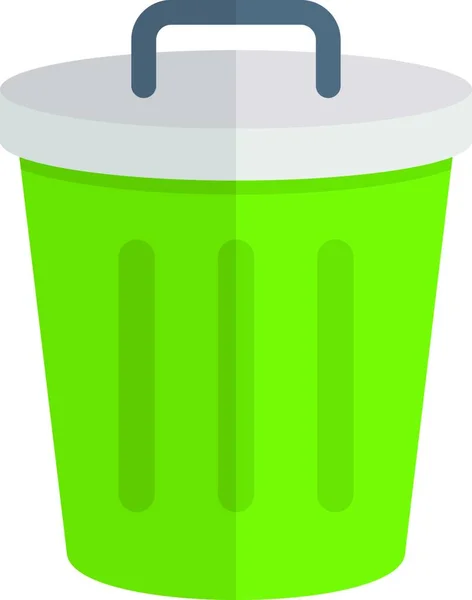 Reciclar Bin Web Ícone Vetor Ilustração —  Vetores de Stock
