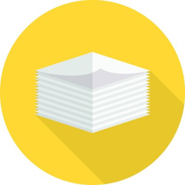 karton simgesi, vektör illüstrasyonu