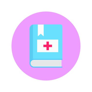 Sağlık talimatları, basit vektör simgesi