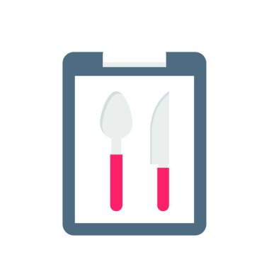 menü listesi, basit vektör simgesi