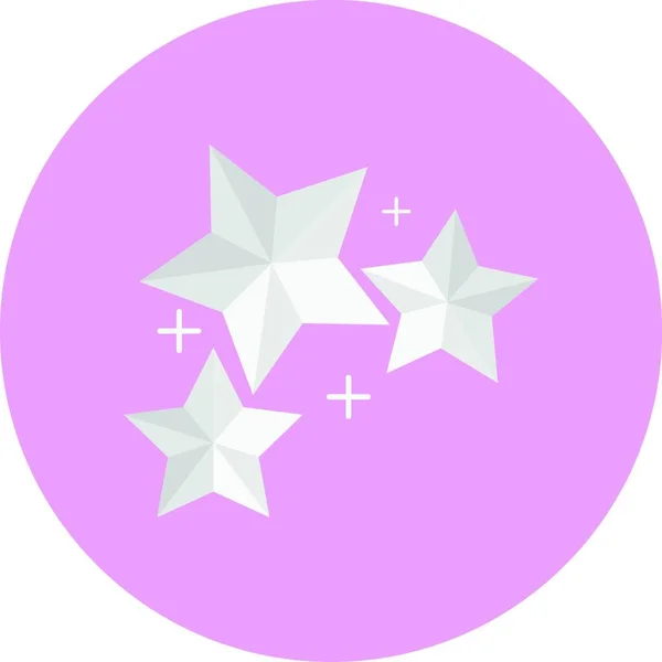 Sterne Icon Vektor Illustration — Stockvektor