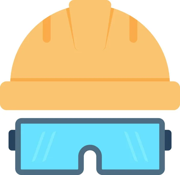 Worker Flat Icon Vector Illustration — 스톡 벡터