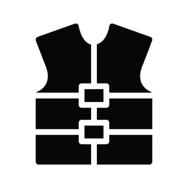 Güvenlik Yelekleri ikonu vektör çizimi