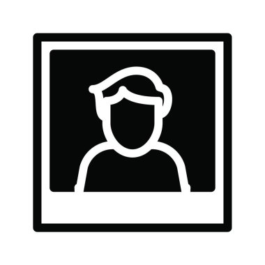 fotoğraf simgesi vektör illüstrasyonu