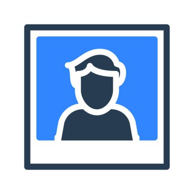 fotoğraf simgesi vektör illüstrasyonu