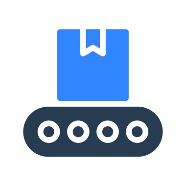 otomatik kemer simgesi vektör illüstrasyonu