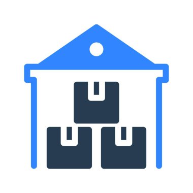 parcels simge vektör illüstrasyonu